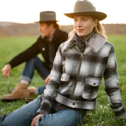 Plaid Cropped Jacket