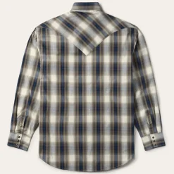 Ranch Plaid Dobby Western Shirt
