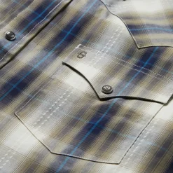 Ranch Plaid Dobby Western Shirt