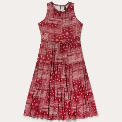 Red Bandana Patchwork Dress