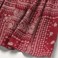 Red Bandana Patchwork Dress