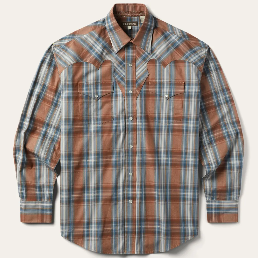 Rustic Plaid Western Shirt
