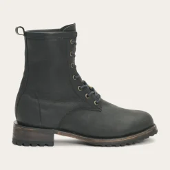 Sam Lace Up Leather Lug Boots
