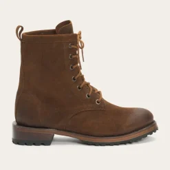 Sam Lace Up Oiled Suede Lug Boots