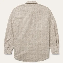 Sand Medallion Print Western Shirt