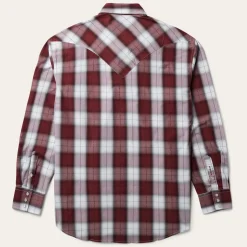 Shadow Plaid Western Shirt