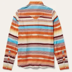 Sunset Serape Print Western Shirt