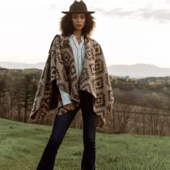 Tan Aztec Poncho
