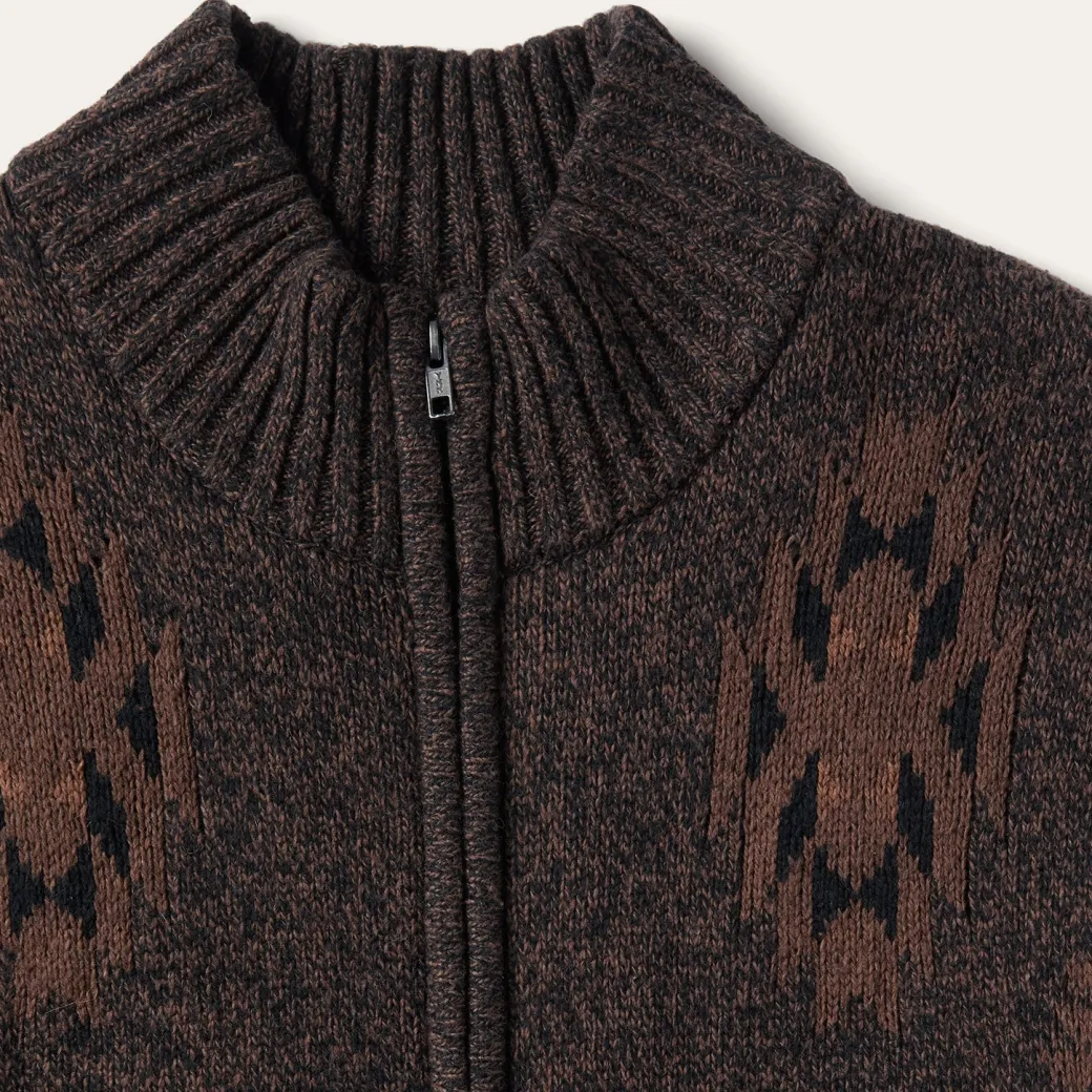 Vertical Aztec Cardigan