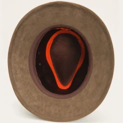 Weathered Leather Safari Hat