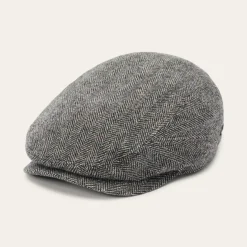 Wool Herringbone Driver Cap