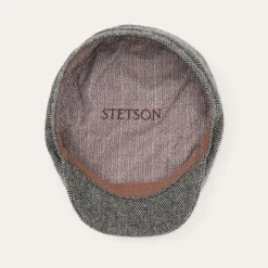 Wool Herringbone Driver Cap